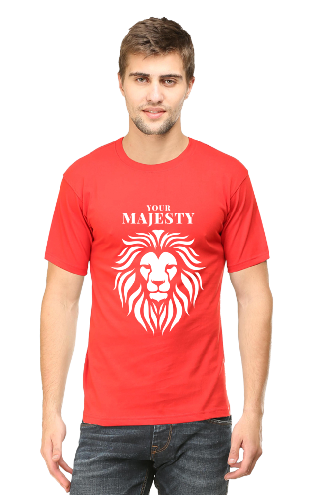 YOUR MAJESTY - Male Round Neck Half Sleeve Classic