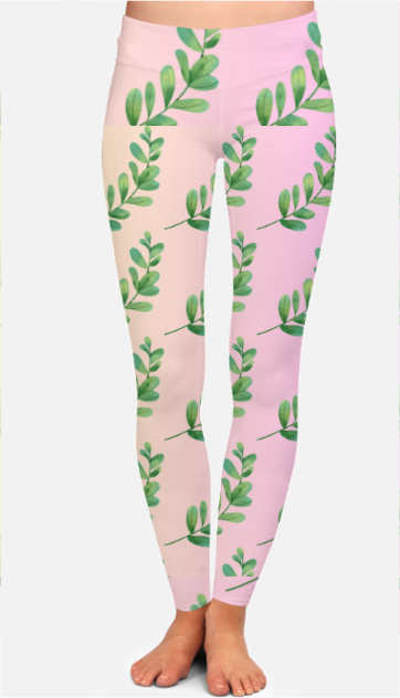 LEAVES - GYM LEGGINS