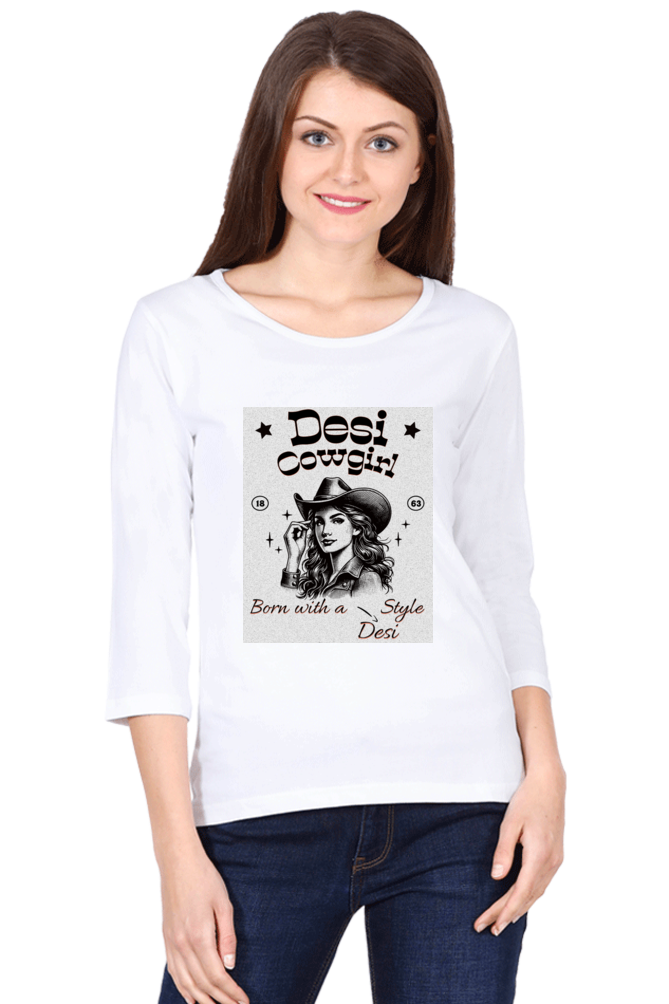 DESI COWGIRL - Female Round Neck Full Sleeve