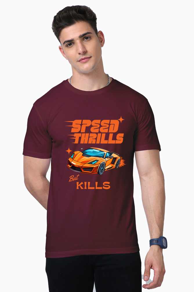 SPEED THRILLS BUT KILLS - SUPIMA T SHIRT