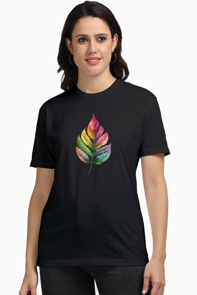 THE LEAF - SUPIMA T SHIRT FOR WOMEN - DTF