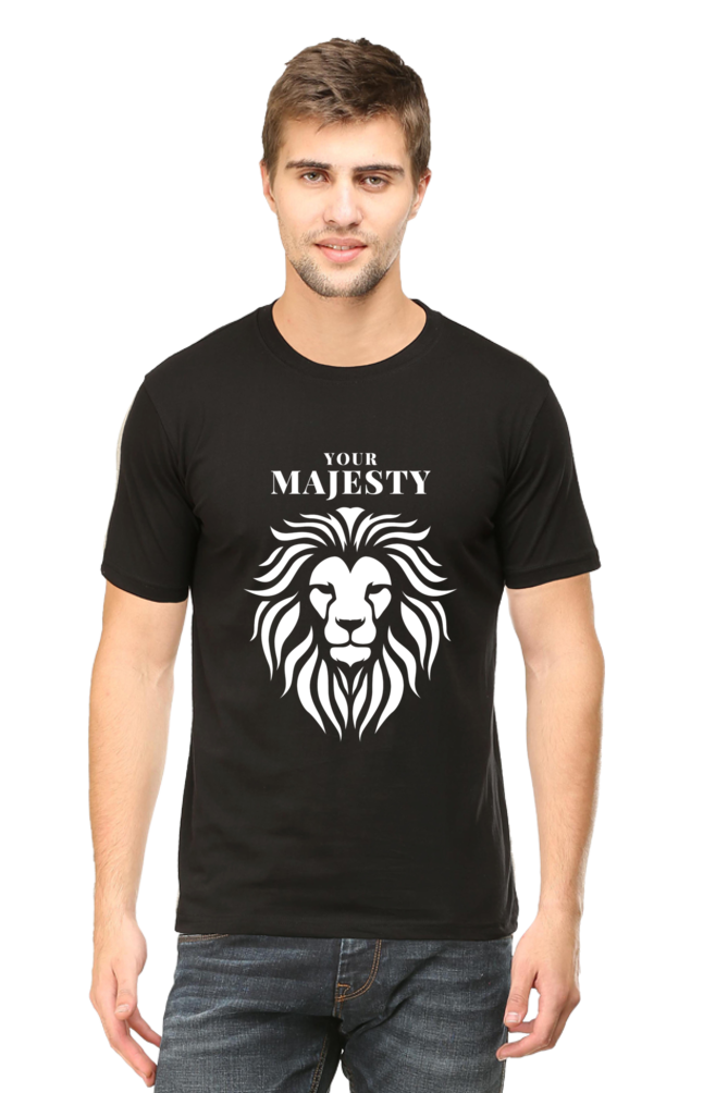 YOUR MAJESTY - Male Round Neck Half Sleeve Classic