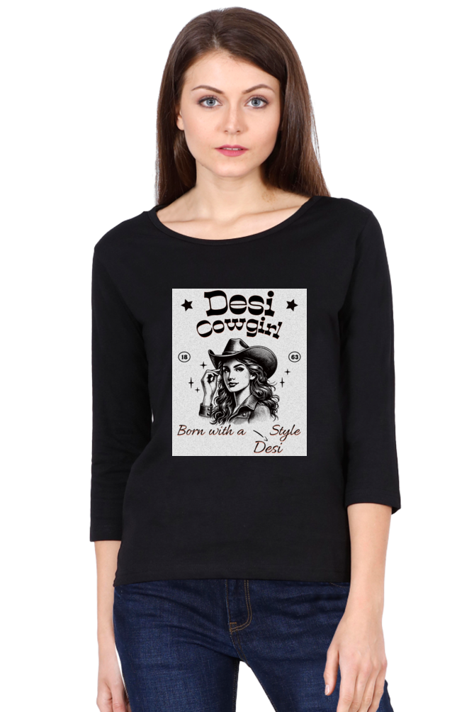 DESI COWGIRL - Female Round Neck Full Sleeve