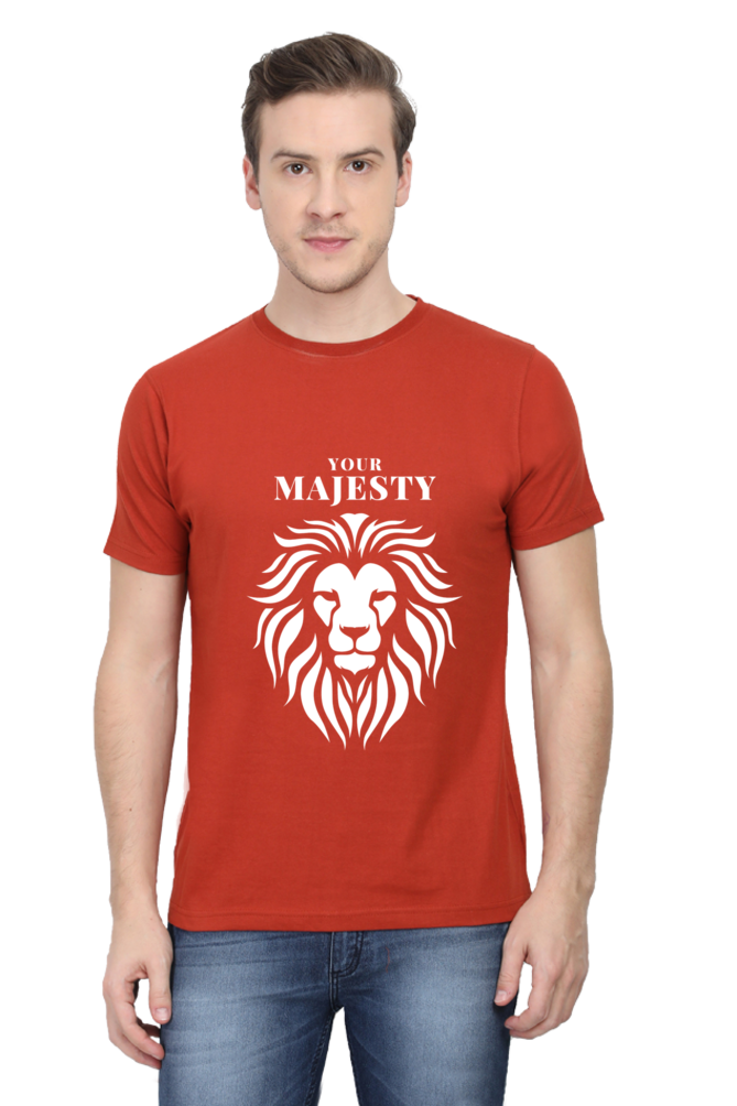 YOUR MAJESTY - Male Round Neck Half Sleeve Classic