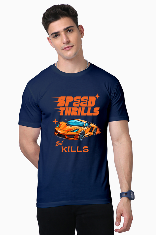 SPEED THRILLS BUT KILLS - SUPIMA T SHIRT