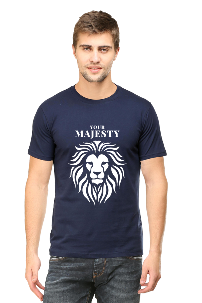 YOUR MAJESTY - Male Round Neck Half Sleeve Classic