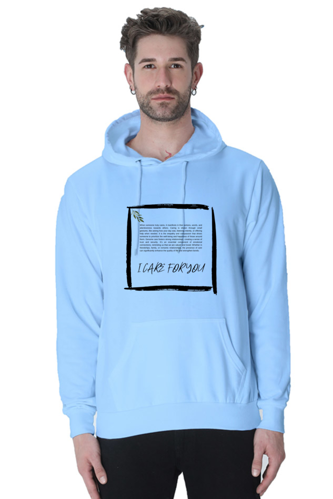 I CARE FOR YOU - Unisex Hooded SweatShirt