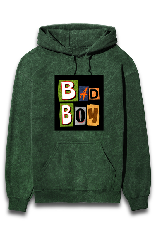 BAD BOY - Unisex Acid Wash Hooded Sweatshirt