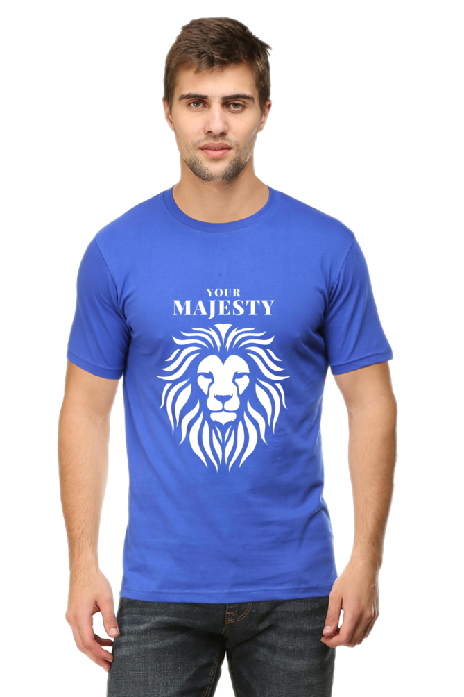 YOUR MAJESTY - Male Round Neck Half Sleeve Classic